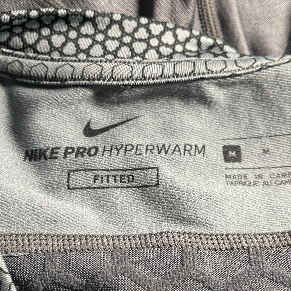 Nike Pro Hyperwarm Fitted Pullover Workout Shirt … - image 3